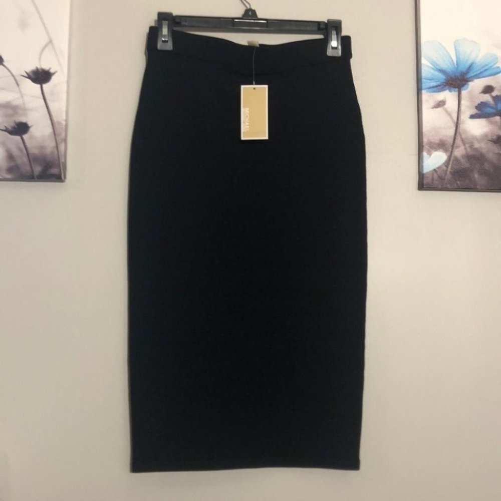 Michael Kors Black Pencil / Straight Skirt - Picture 8 of 9